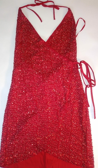 Michael Costello X Revolve Red Dress size small - Picture 7 of 8